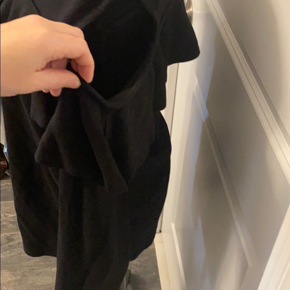 HALOGEN Cold Shoulder Ruffle Sweater - Picture 6 of 15
